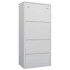 Armario de acero gris claro 80x50x180