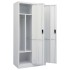 Armario de acero gris claro 80x50x180