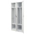 Armario de acero gris claro 80x50x180