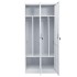 Armario de acero gris claro 80x50x180