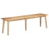 Banco de madera maciza de mango 160x40x45