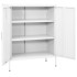 Armario almacenamiento acero blanco 80x35x101,5