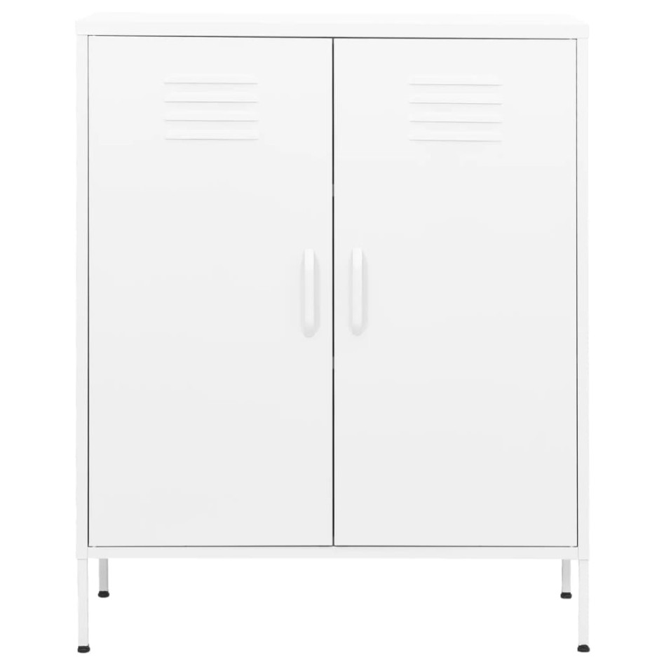 Armario almacenamiento acero blanco 80x35x101,5