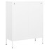 Armario almacenamiento acero blanco 80x35x101,5