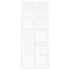 Puerta de granero madera maciza pino blanca 90x1,8x214