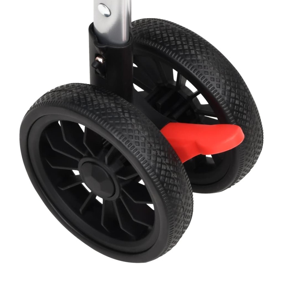 Cochecito para perros plegable tela oxford gris 76x50x100