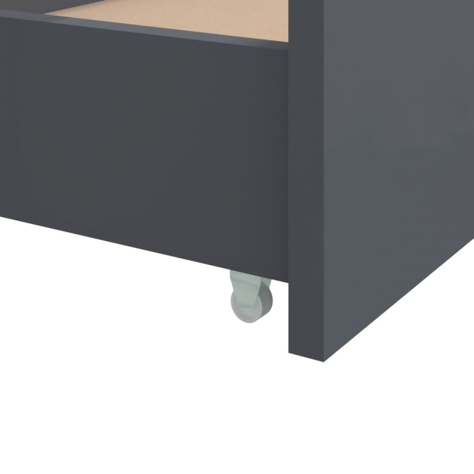 Estructura cama con cajones madera maciza de pino gris