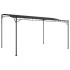 Toldo acero y tela gris antracita 4x3 m 180