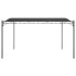 Toldo acero y tela gris antracita 4x3 m 180