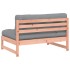 Sofá central madera maciza de abeto Douglas 120x80