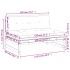 Sofá central madera maciza de abeto Douglas 120x80