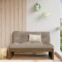 Sofá central madera maciza de pino marrón miel 120x80