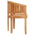 Banco con forma de banana madera maciza de teca 120