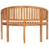 Banco con forma de banana madera maciza de teca 120