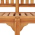 Banco con forma de banana madera maciza de teca 120