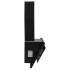 Campana extractora acero inoxidable vidrio templado negro 60