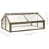 Invernadero de madera de abeto gris 114x80x50