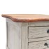 Mesita de noche de madera maciza reciclada 48x35x64