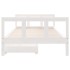 Estructura cama niños con cajones madera pino blanco 90x200
