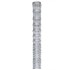 Valla de jardín de acero galvanizado plateado 50x1,5