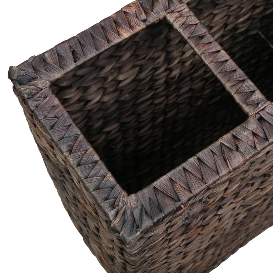 Arriate con 4 macetas jacinto de agua