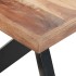 Mesa de comedor de madera acacia acabado miel 180x90x75