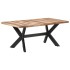 Mesa de comedor de madera acacia acabado miel 180x90x75