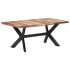 Mesa de comedor de madera acacia acabado miel 180x90x75