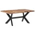 Mesa de comedor de madera acacia acabado miel 180x90x75