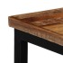 Mesa consola de teca maciza reciclada 90x30x76