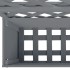 Jardinera con enrejado gris WPC 65x33x135