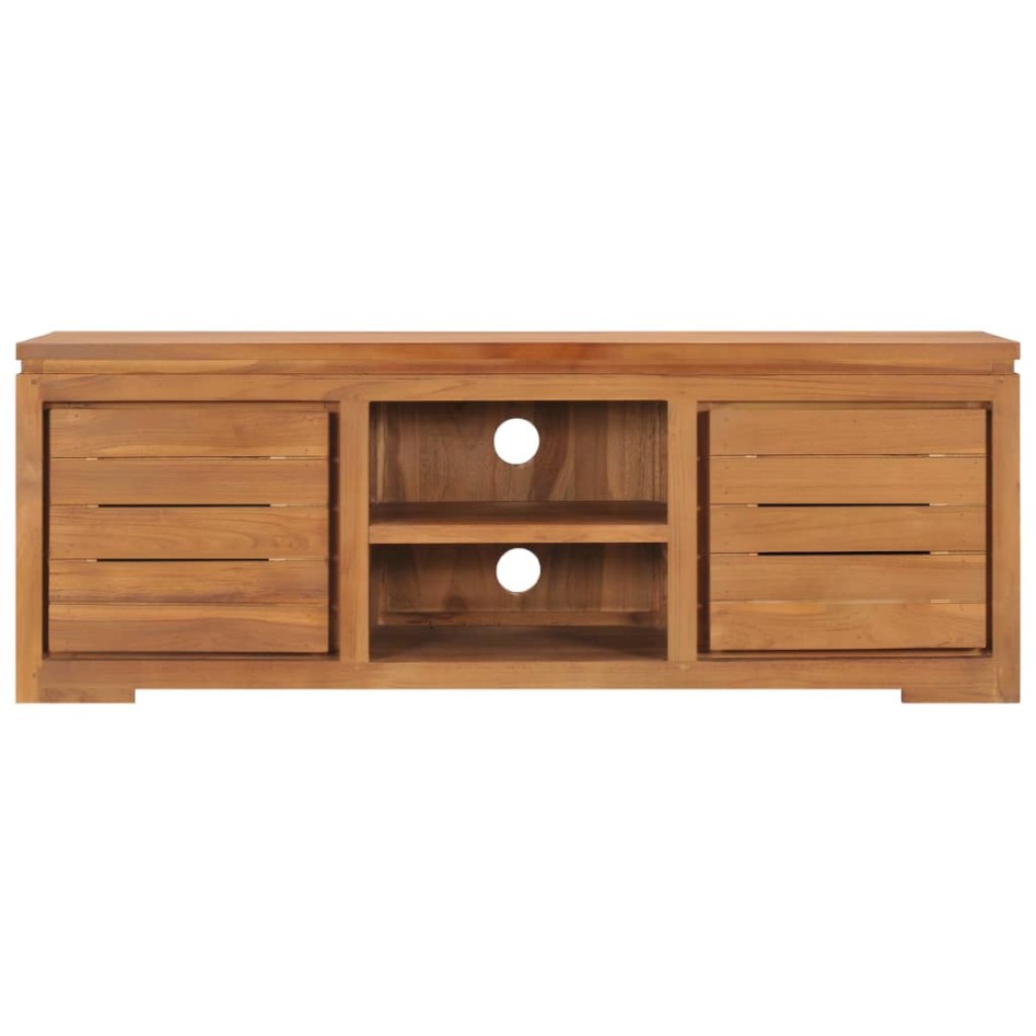 Mueble para TV madera maciza de teca 110x30x40