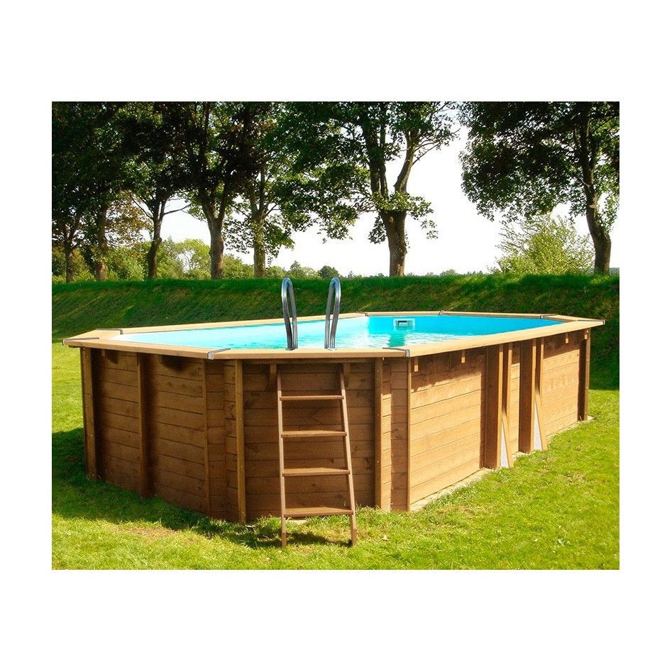 Safrán Piscina ovalada