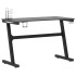 Escritorio gaming con luz LED forma Y negro 110x60x75