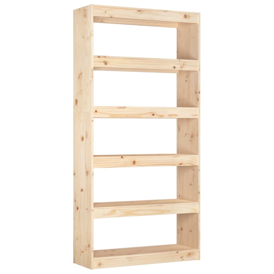 Estantería/divisor de espacios madera de pino 80x30x167,4