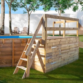 Safrán Piscina ovalada