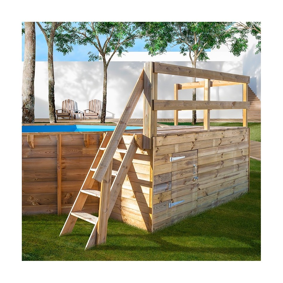 Safrán Piscina ovalada