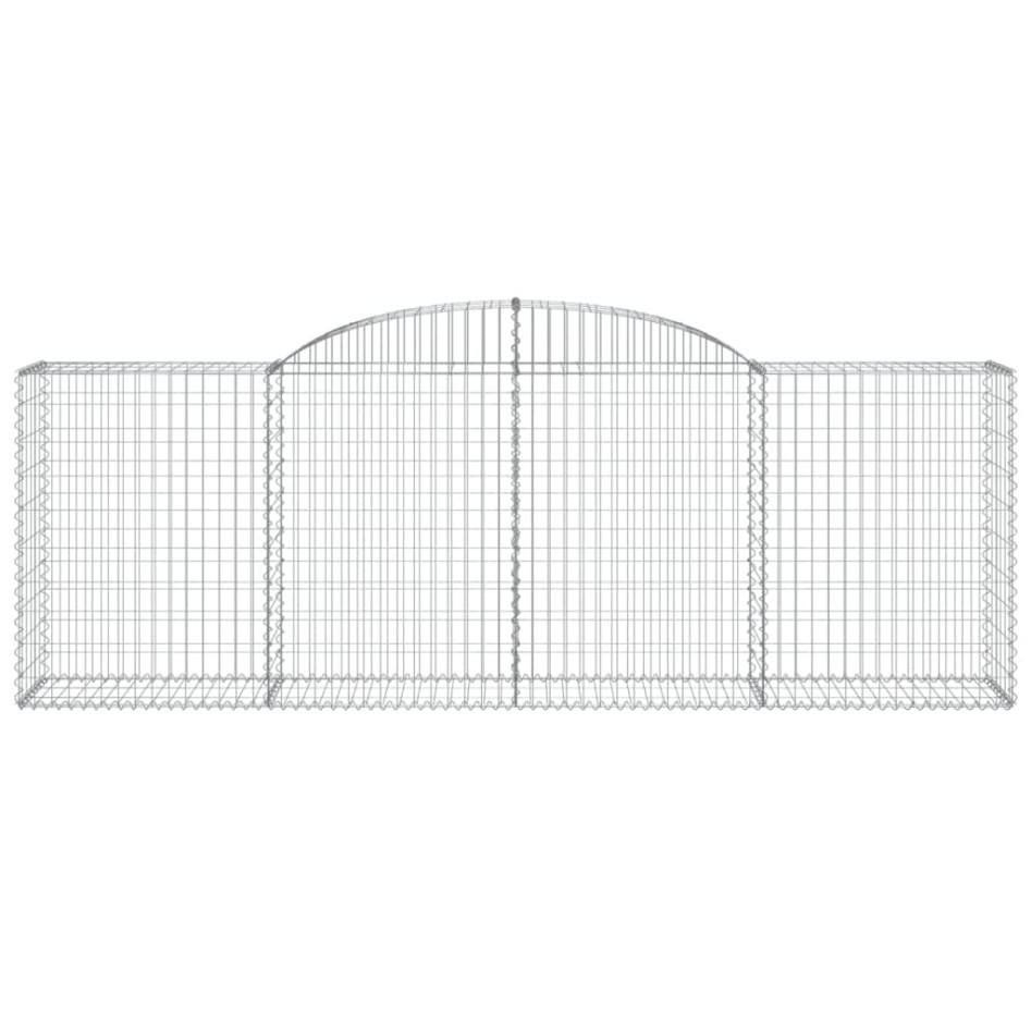 Cesta gaviones forma arco hierro galvanizado 300x50x100/120