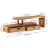 Mueble de TV madera maciza de