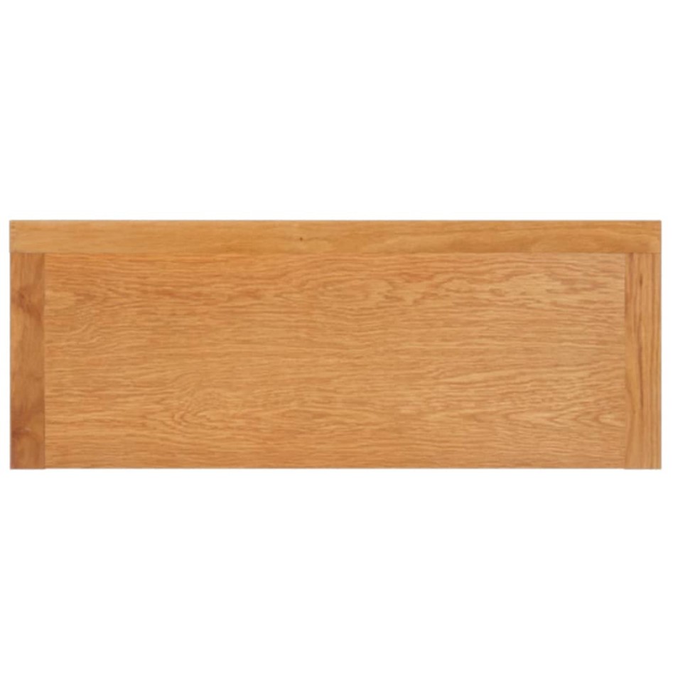 Mesa consola de madera maciza de roble 110x35x75
