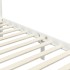 Estructura cama con dosel madera maciza pino blanco 100x200