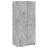 Armario de madera contrachapada gris hormigón 80x52x180