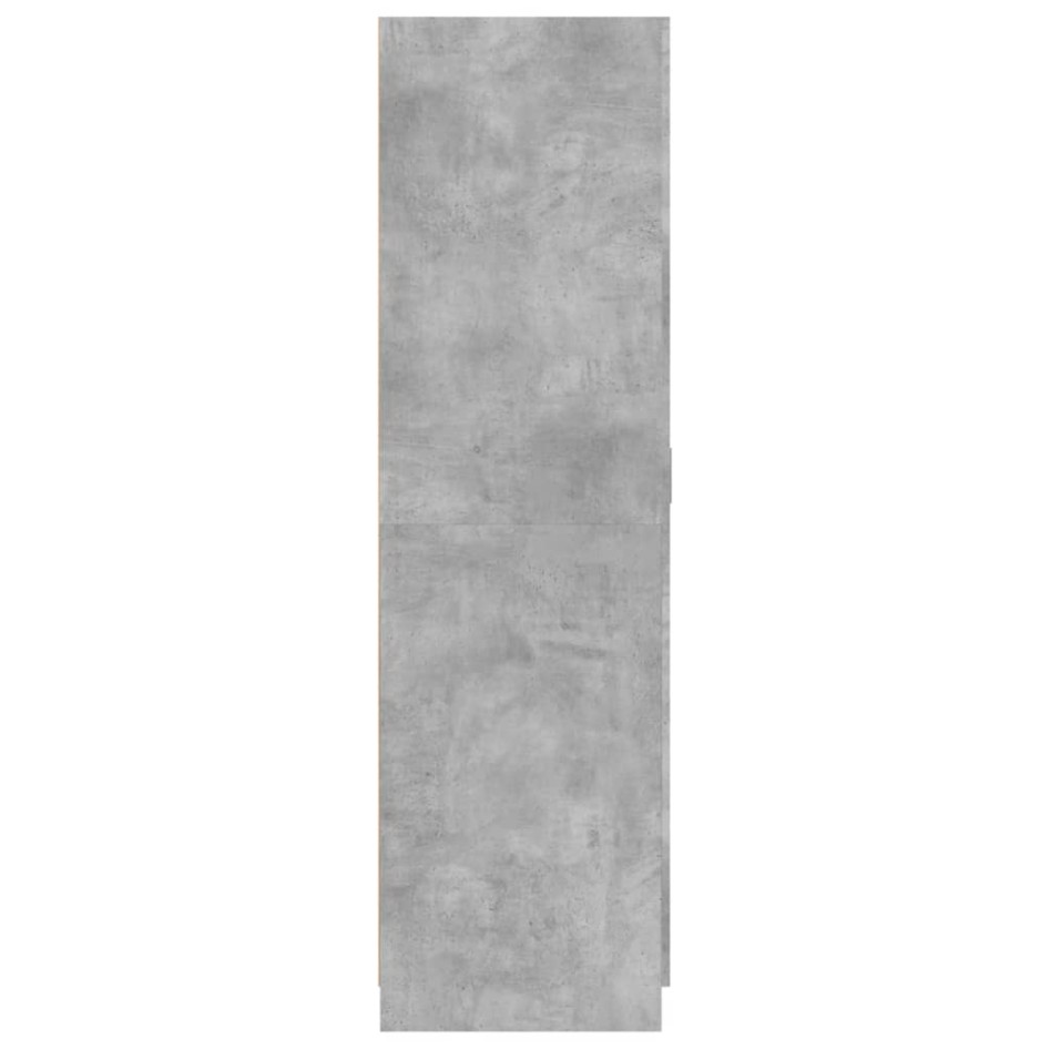 Armario de madera contrachapada gris hormigón 80x52x180