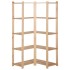 Estantería de esquina 5 niveles pino macizo 82,5x82,5x170
