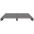 Estructura de cama de palés madera maciza pino gris 200x200