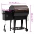 Barbacoa de pellets con estante inferior hierro negro 94