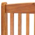 Sillas plegables de jardín 4 unidades madera maciza de