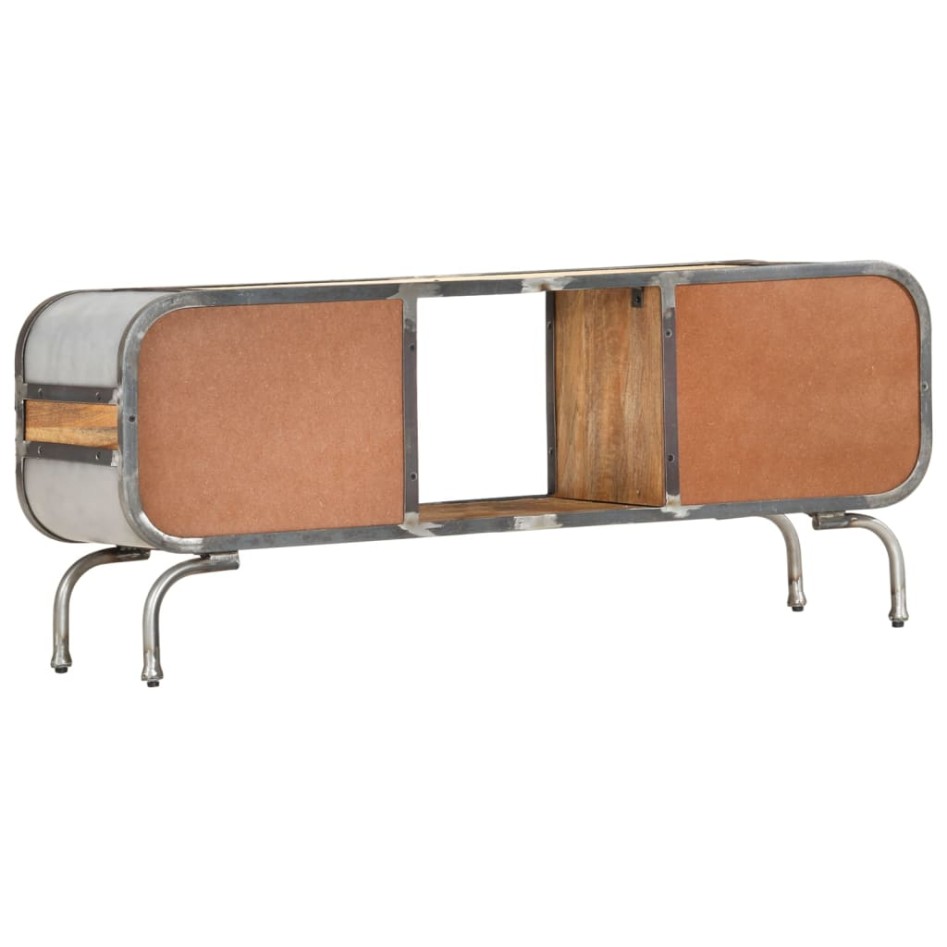 Mueble de TV madera maciza de mango 110x30x42