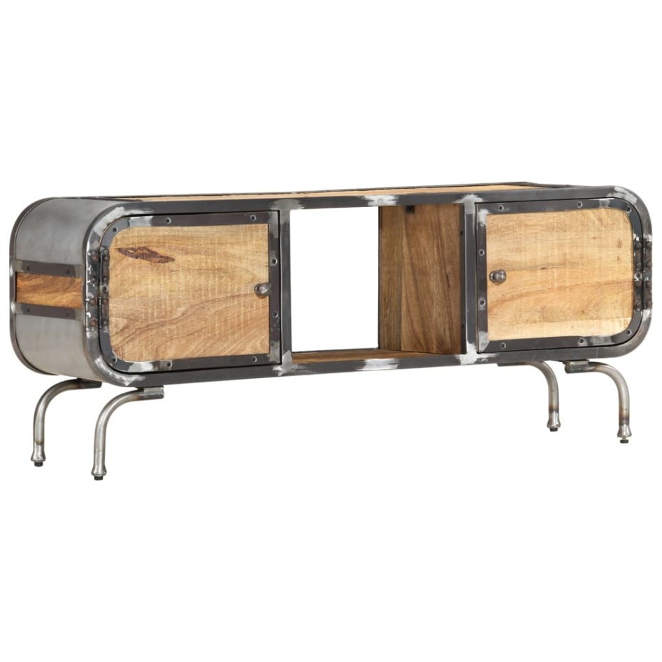 Mueble de TV madera maciza de mango 110x30x42