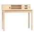 Escritorio de madera maciza de pino 110x50x93